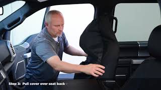 Universal Fit Seat Cover Installation Guide [upl. by Airetas]