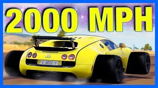 Forza Horizon 3  2000MPH BUGATTI VEYRON 120 Million Horsepower [upl. by Enidualc]