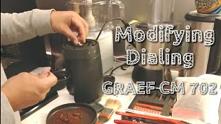 Modifying GRAEF CM702 COFFEE GRINDER [upl. by Lefton279]