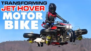 Lazareth LMV 496  Transforming Jet Hover Bike [upl. by Salakcin]