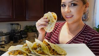 How to Make the BEST FLOUR GORDITAS and CHICHARRONES En SALSA VERDE [upl. by Swiercz]