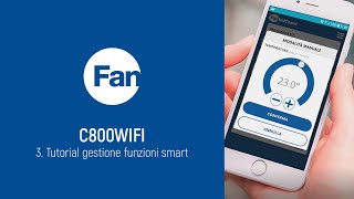 Fantini Cosmi C800 WIFI  Tutorial gestione funzioni smart [upl. by Nwahsor]