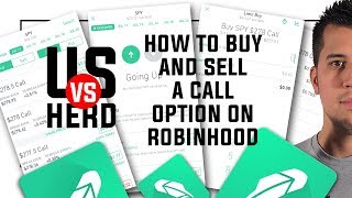 How To Buy And Sell A Call Option On Robinhood App Options Trading [upl. by Anima517]