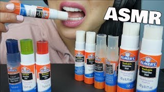 ASMR Edible GLUE PRANK EATING SOUNDS  SASASMR [upl. by Inaflahk]