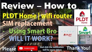 PLDT Home  WiFi  sim card replacement [upl. by Minnie]