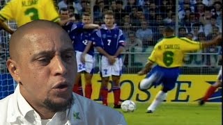 Exclusive Roberto Carlos Reveals The Best Free Kick Taker Of All Time [upl. by Emmerie196]