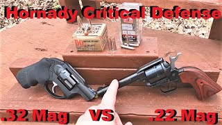 22 Mag VS 32 Mag Critical Defense [upl. by Ennahtur]