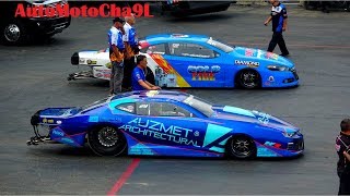 NHRA Pro STOCK RACING 210mph Chicago Route 66 Raceway [upl. by Crystal283]