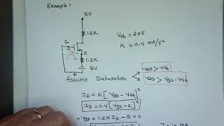 How to solve a MOSFET circuit [upl. by Yarezed176]