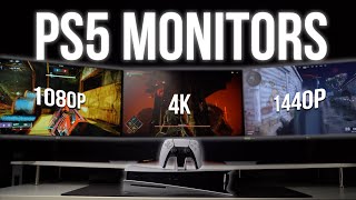 PS5 Monitor Recommendations 1080p1440p4k  120hz TESTED [upl. by Rohn]