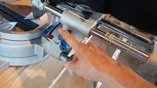 Harbor Freight Hercules Miter Saw Review and Adjustment [upl. by Fairlie]