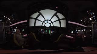 Star Wars Millennium Falcon Smugglers Run 360 VR full ride [upl. by Yenattirb]