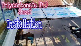 Paano Mag Install ng PC Polycarbonate Sheet [upl. by Quillan]