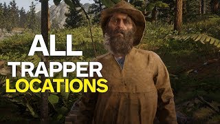 Red Dead 2 All Trapper Locations [upl. by Fidelis481]