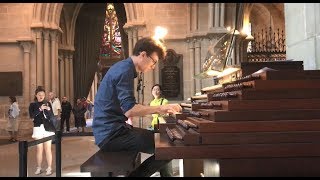 An Impromptu Musical Moment in Lausanne Cathedral [upl. by Eadwine]