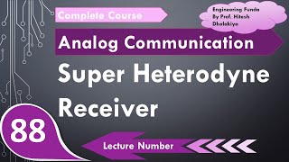 Super Heterodyne Receiver Basics Working Block Diagram Image Frequency Pros amp Cons Explained [upl. by Enel]