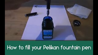 Filling a Pelikan fountain pen [upl. by Koehler]