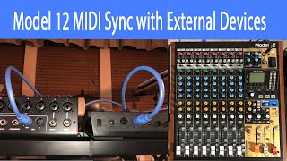 Tascam Model 12 Basic Midi Sync [upl. by Lindy]