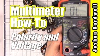 HOW TO USE A MULTIMETER to verify polarity and voltage [upl. by Mabelle798]