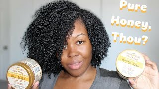 Wash N Go Using Creme Of Nature Pure Honey Mask amp Twisting Cream Demo  Review [upl. by Limann]