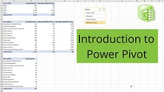 Excel Power Pivot Introduction  How to Use Power Pivot [upl. by Nameerf]