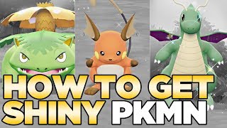 How to Get Shiny Pokemon in Pokemon Lets Go Pikachu amp Eevee [upl. by Armahs]