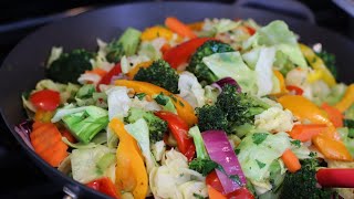 Simple Vegetable Stir Fry You Will Love [upl. by Nelie]