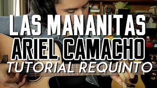 Las Mañanitas  estilo Ariel Camacho  Tutorial  REQUINTO  Como tocar en Guitarra [upl. by Inahpets]