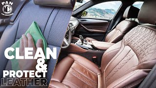 HOW TO CLEAN AND PROTECT LEATHER SEATS [upl. by Matazzoni]