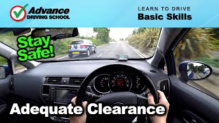 Adequate Clearance  Learn to drive Basic skills [upl. by Iives]