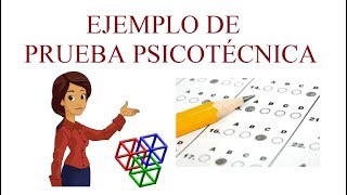 ✅ Ejemplo de PRUEBA PSICOTÉCNICA  Preguntas y Respuestas 🔴 [upl. by Greenleaf]