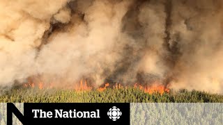 Several First Nations evacuated by fires in Manitoba Ontario [upl. by Davey231]