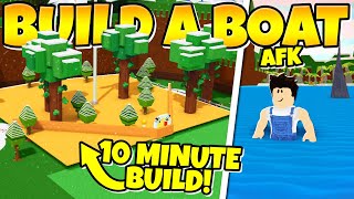 BUILD THIS AFK GOLD FARM IN 10 MINUTES Build a Boat [upl. by Mode]