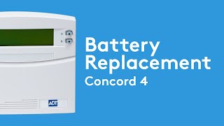 How to Replace Your Concord 4 Panel Battery [upl. by Magnum]