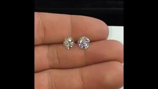 Diamond VS Moissanite  Round [upl. by Aicinat]