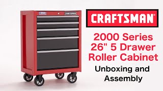 Craftsman Tool Chest Unboxing amp Assembly [upl. by Malvie]