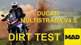 Dirt Test  Review Ducati Multistrada V4 S [upl. by Nataniel505]