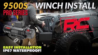 RC 9500S Pro Series Winch  Unboxing amp Installation [upl. by Yakcm]