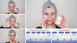 How To Use The Ordinary Glycolic Acid Hyaluronic Acid Niacinamide Moisturiser and Sunscreen [upl. by Wilden]