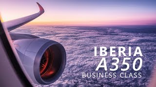 Iberia A350 Business Class Review  New York to Madrid [upl. by Ixela283]