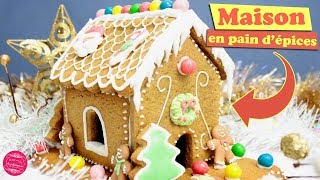 🏡 TUTO MAISON EN PAIN DEPICES  Recette de Noël 🏡 [upl. by Lila735]