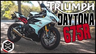 First Ride on the Triumph Daytona 675R [upl. by Schertz810]