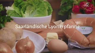 Saarländische Lyonerpfanne  Rezepte aus der Genuss Region Saarland [upl. by Airreis]