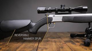 CVA Optima V2 Muzzleloader Overview Stainless Steel Barrel Black Stock [upl. by Ettenahc]