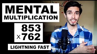 How to Multiply Numbers Lightning Fast like Shakuntala Devi Mental Maths 4 [upl. by Morel920]