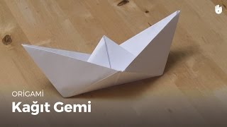 Kolayca origami yapmayı öğrenin Kağıt tekne [upl. by Leik]