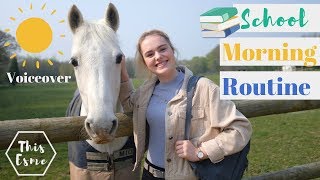 Voiceover School Morning Routine of an Equestrian  This Esme [upl. by Adelaide]