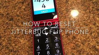 281 How to Reset Jitterbug Flip phone [upl. by Htiek]