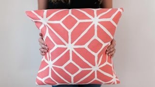 DIY NoSew Pillow Cover [upl. by Julissa]