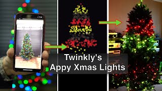 REVIEW  Twinkly App Controlled Christmas Tree Lights [upl. by Loralee]